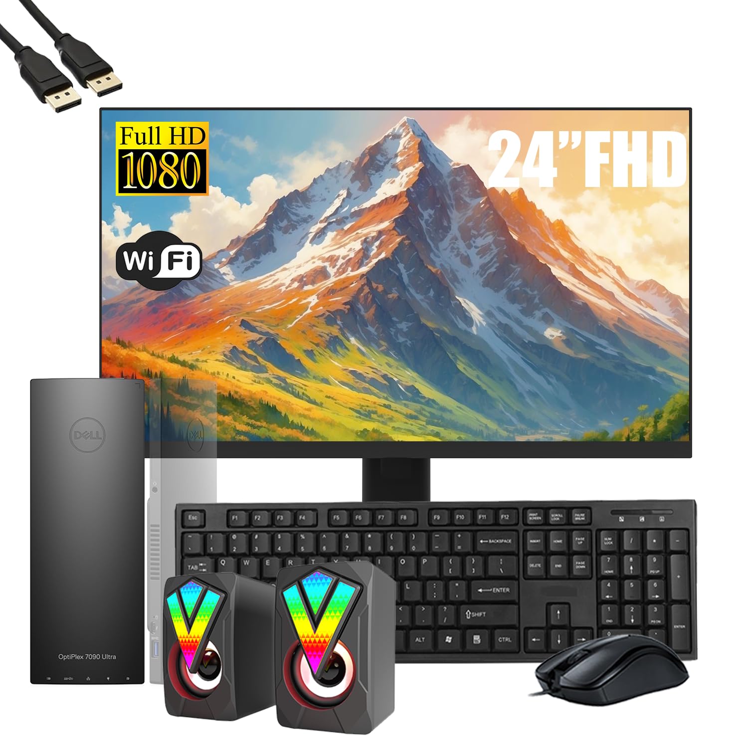 Dell OptiPlex 7090 Ultra Mini Desktop Computer Bundle with